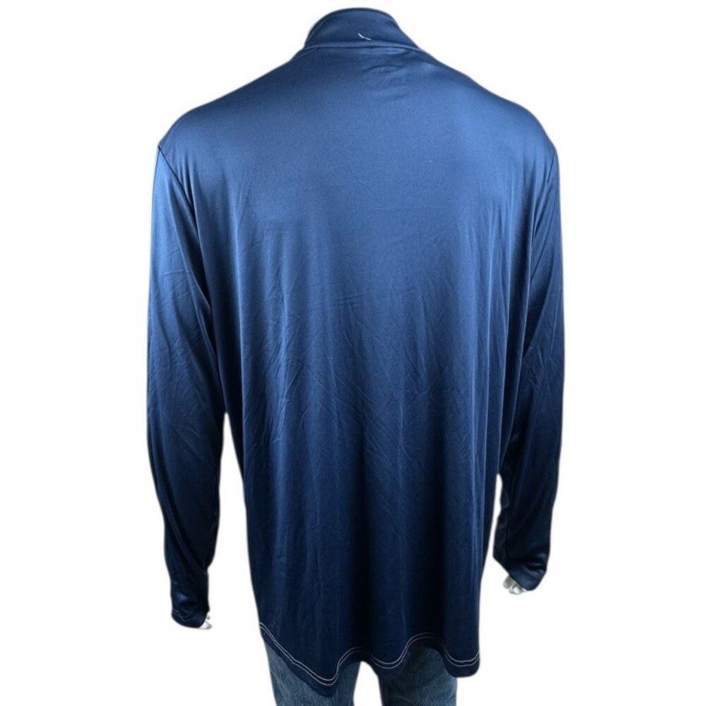 Seattle Seahawks Mens 2XL Pullover Shirt Gray NFL Team Apparel 1/4 Zip XXL New - Picture 4 of 7